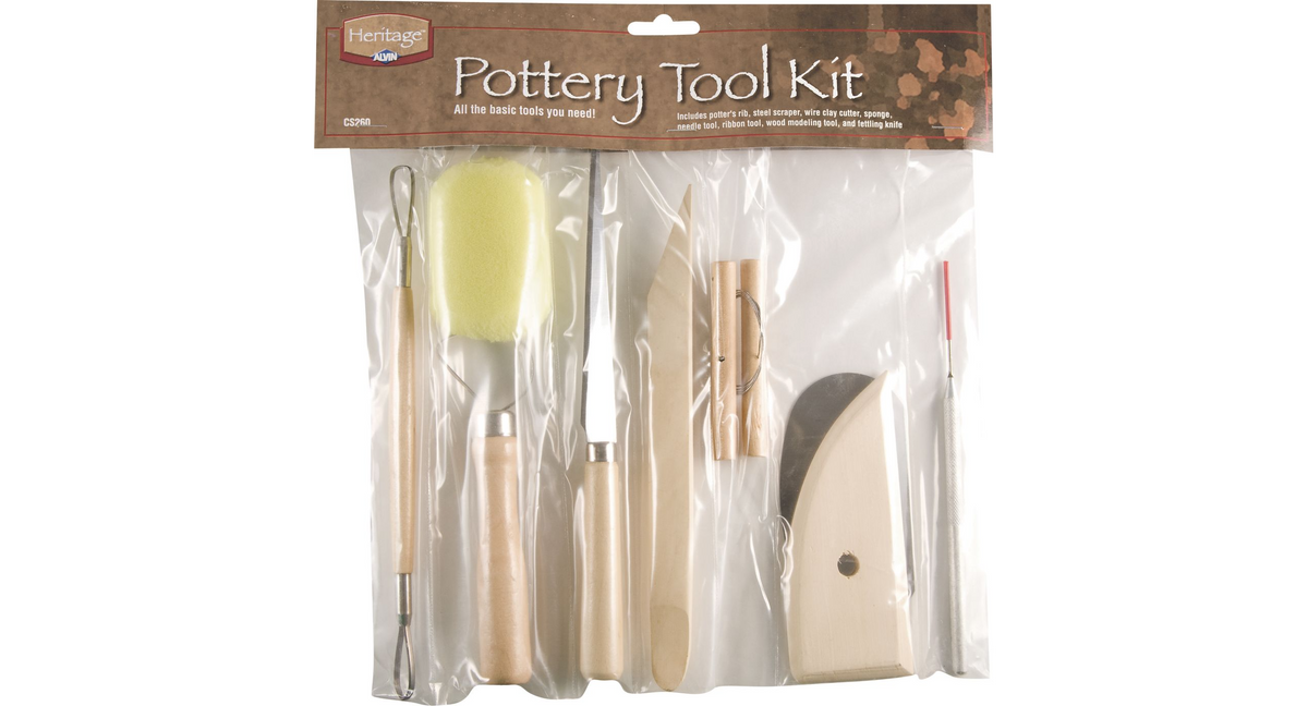 Heritage Arts™ Pottery Tool Kit blackline supply