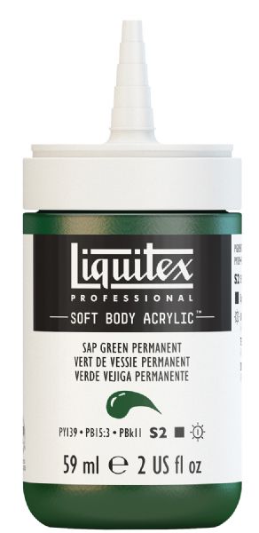 Liquitex Professional Soft Body Acrylic 2oz Chromium Oxide Green