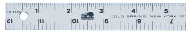 Fairgate Aluminum Straight Edge Ruler - 30